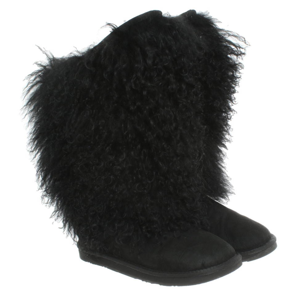 Australia Luxe Boots Fur in Black