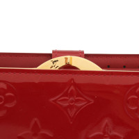 Louis Vuitton Sac à main/Portefeuille en Cuir verni en Rouge