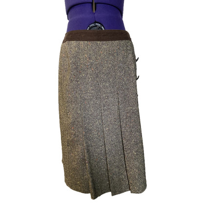 D&G Skirt Wool in Brown