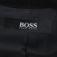 Hugo Boss Lange jas in zwart