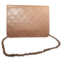 Chanel Timeless Clutch Leather in Beige