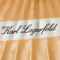 Karl Lagerfeld Cintura in pelle con dettaglio in metallo