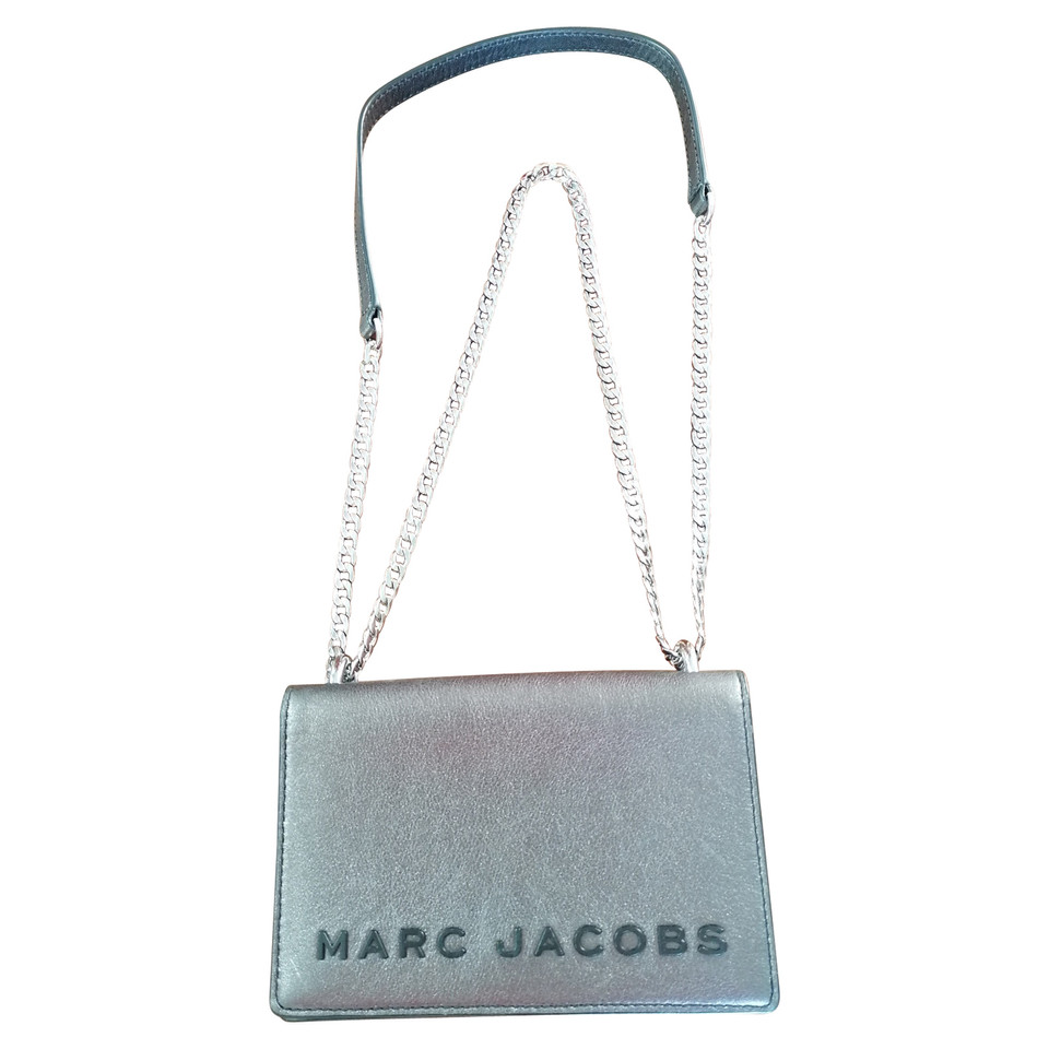 Marc Jacobs Handtasche aus Leder in Silbern
