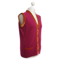 Etro Knit vest in pink / orange