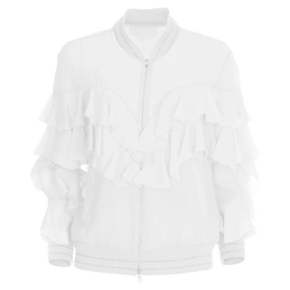 Genny Jacket/Coat Silk in White