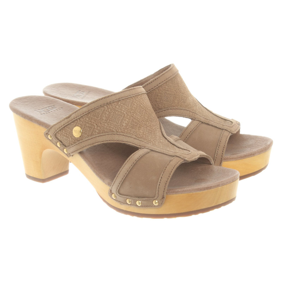 Ugg Australia Sandals Leather in Taupe