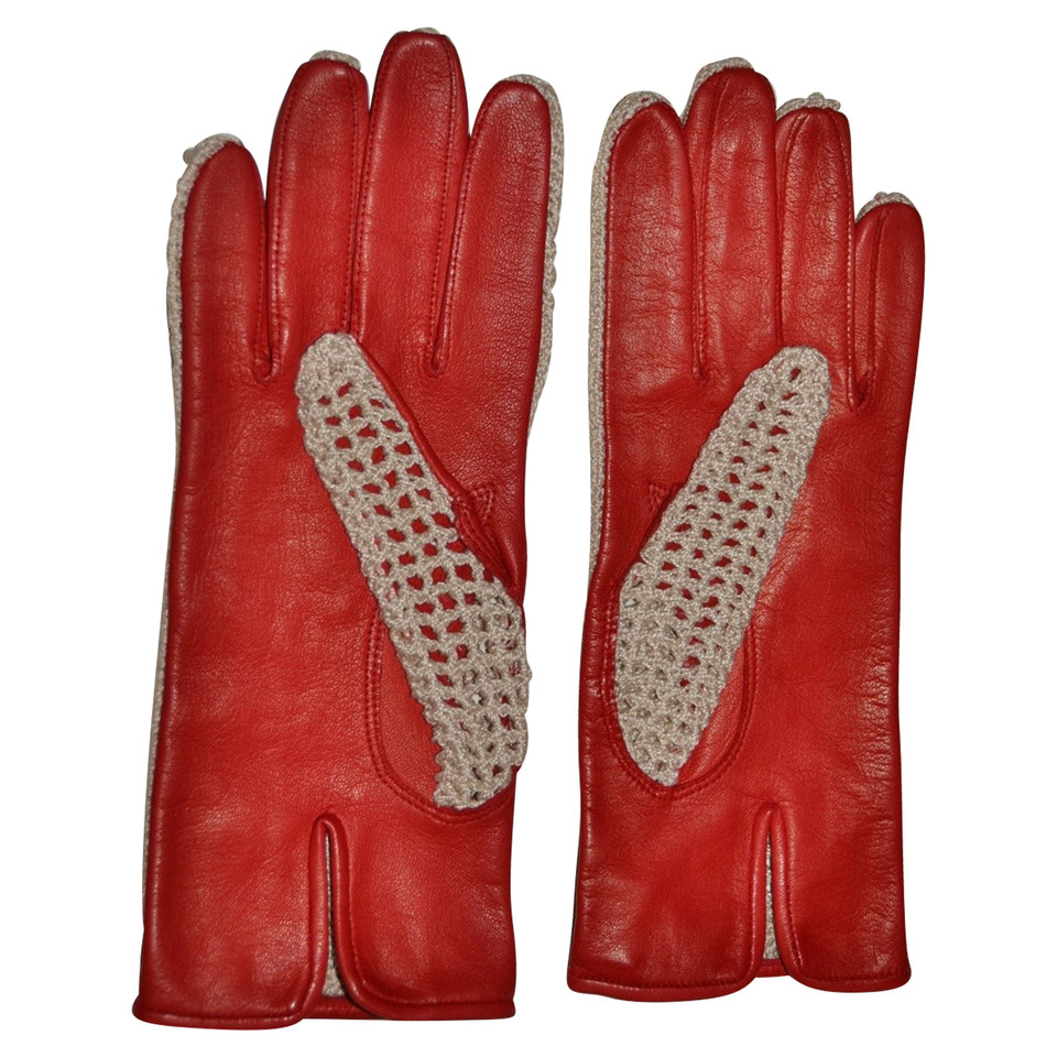 Valentino Garavani Handschoenen van leer/textiel