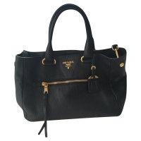Prada Handbag Leather in Black