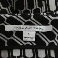 Diane Von Furstenberg Gonna in bianco e nero