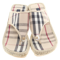 Burberry Wedges with Nova check pattern