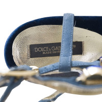 Dolce & Gabbana Sandaletten mit Schmuckstein-Besatz