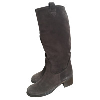 Hugo Boss Boots Suede in Brown