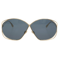 Christian Dior Sonnenbrille in Blau/Gold