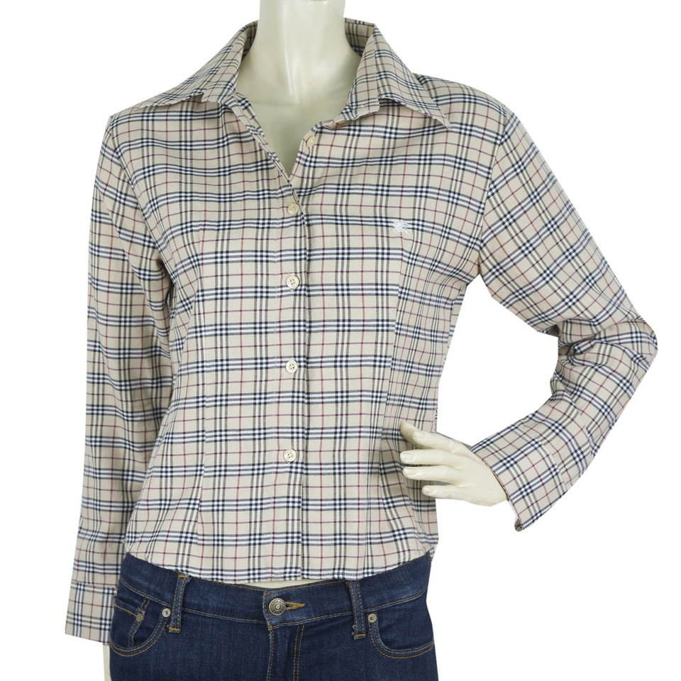 Burberry Blouse with plaid pattern