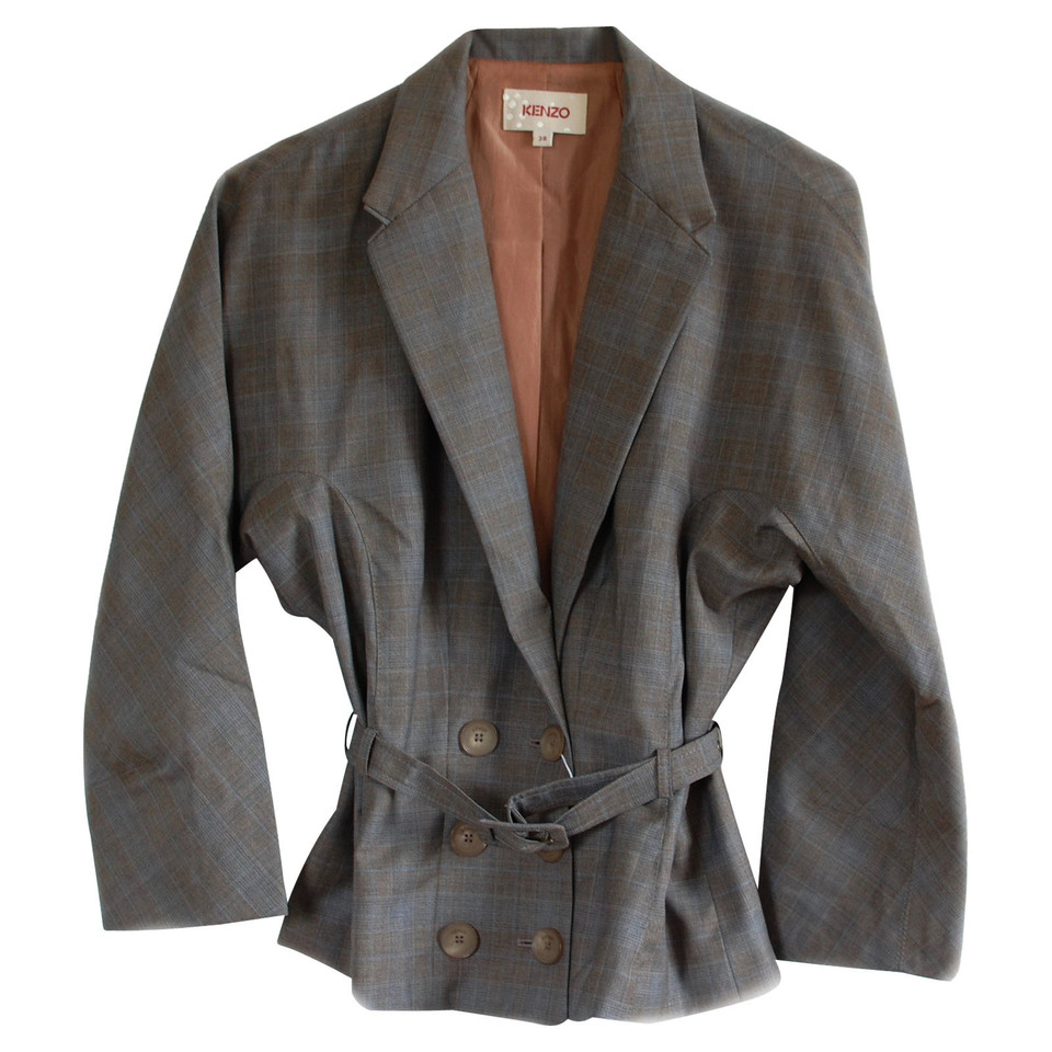 Kenzo Blazer aus Wolle in Taupe