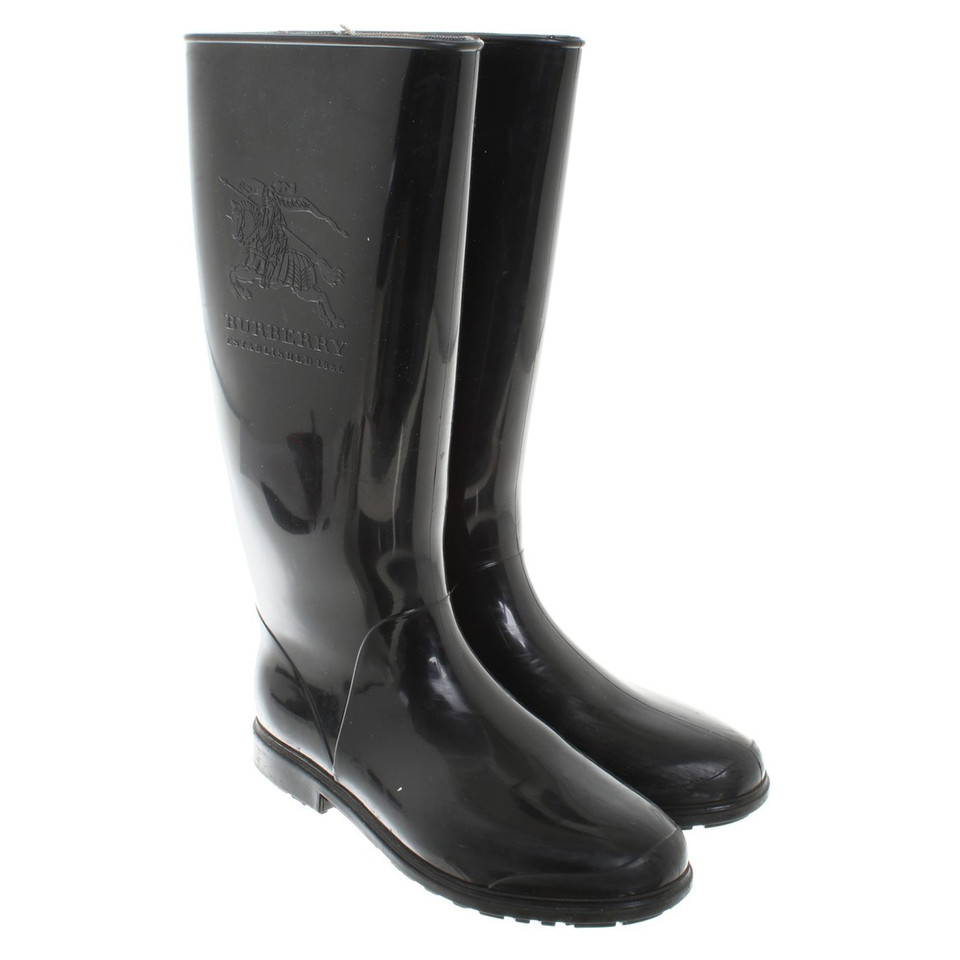 Burberry Rubber boots in black