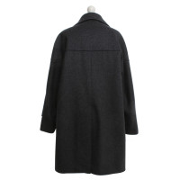 Fabiana Filippi cappotto di lana in grigio scuro