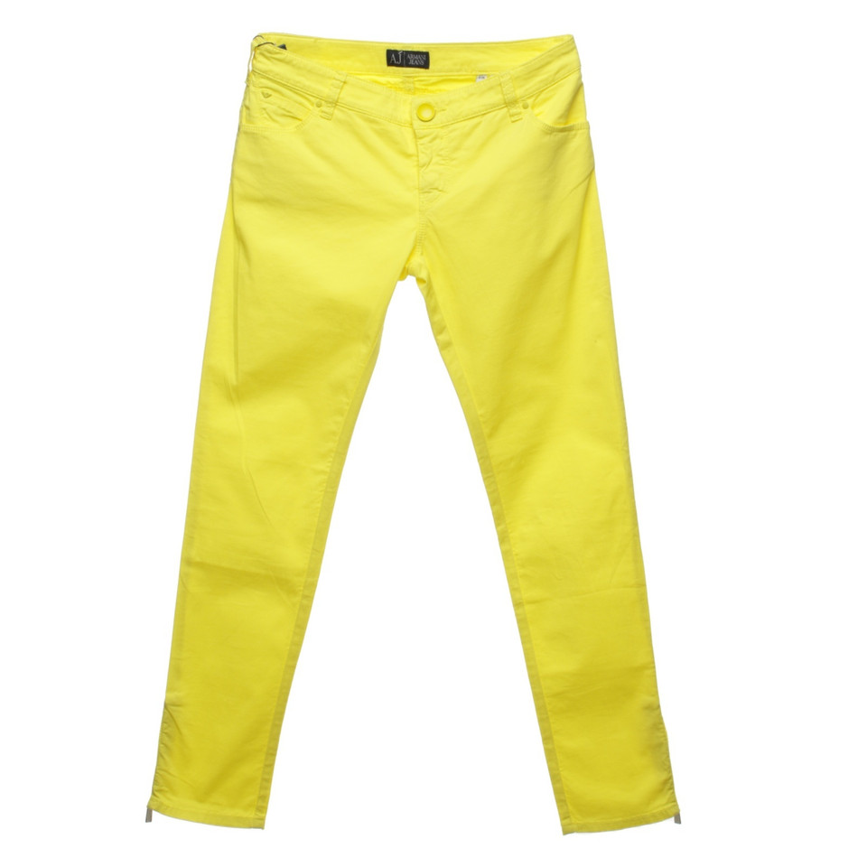 Armani Collezioni Pantaloni in giallo