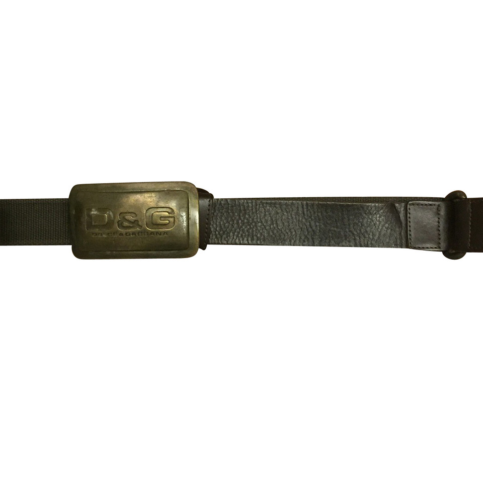 Dolce & Gabbana ceinture marron doux et Gabbana