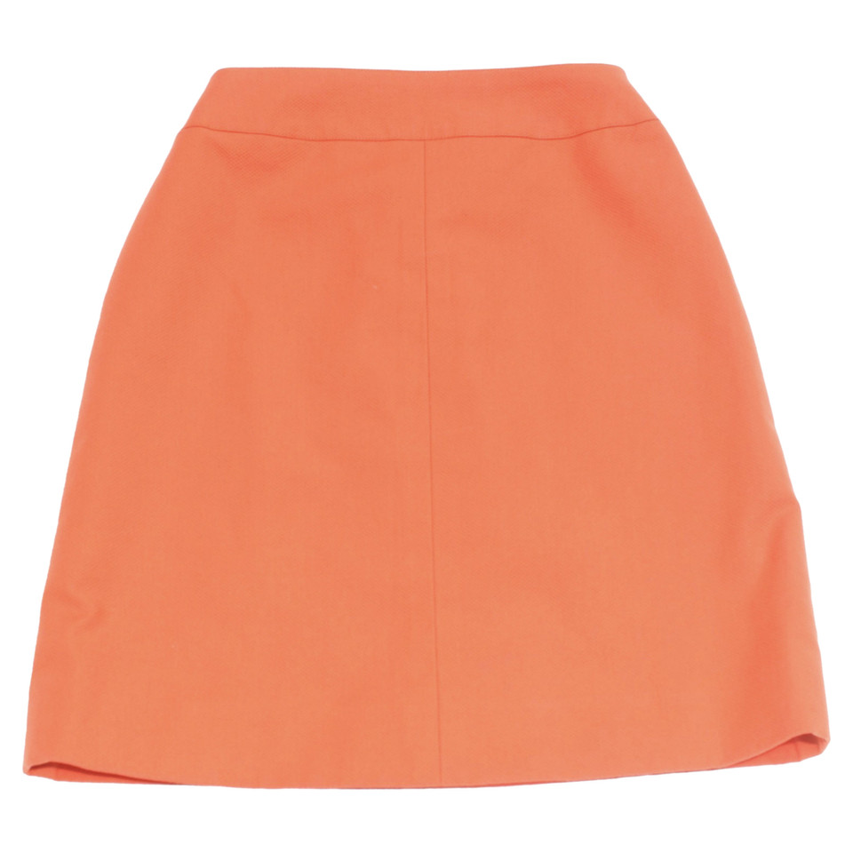 Chanel Skirt Cotton in Orange