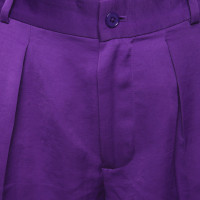 Ralph Lauren Shorts aus Seide in Violett