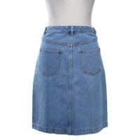 A.P.C. Skirt Cotton in Blue