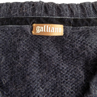John Galliano Pull en laine en bleu