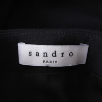 Sandro Black skirt with fringes