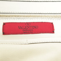 Valentino Garavani Handtasche aus Leder in Beige