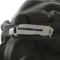 T By Alexander Wang Khakifarbenes Maxi-Kleid