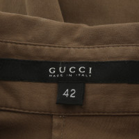 Gucci Ärmellose Bluse in Oliv