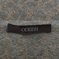 Odeeh Knitted jumper with heart pattern