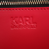 Karl Lagerfeld Handtasche in Fuchsia