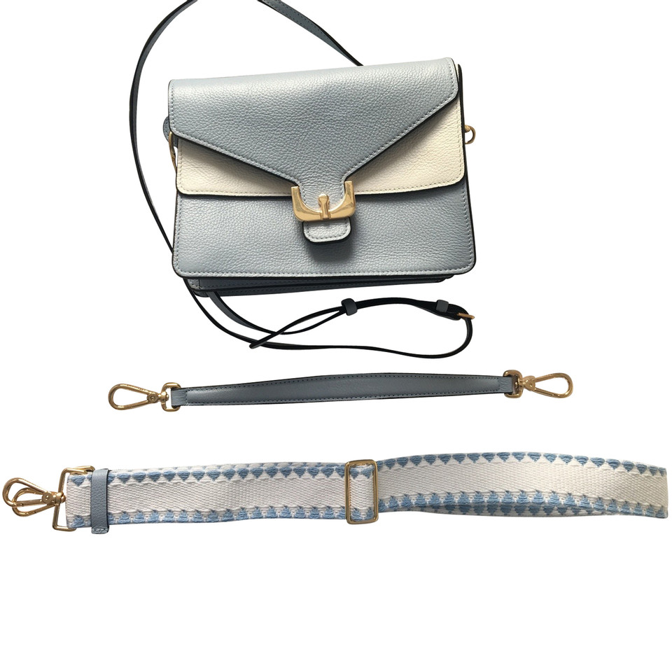 Coccinelle Shoulder bag Leather in Blue