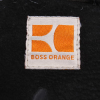 Boss Orange Giacca in pelle marrone scuro