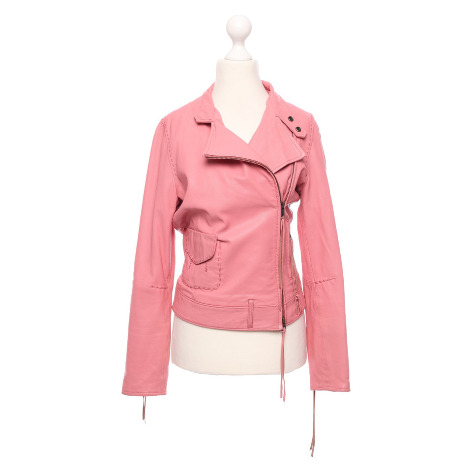 Essentiel Antwerp Jacket/Coat Leather in Pink