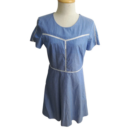 Set Kleid aus Baumwolle in Blau