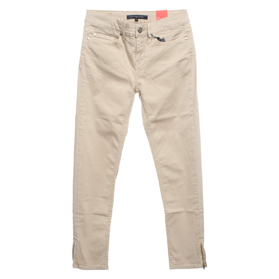 Tommy Hilfiger Trousers Cotton in Beige