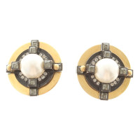 Lanvin Earclips with pearl
