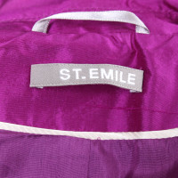 St. Emile Blazer aus Seide in Violett