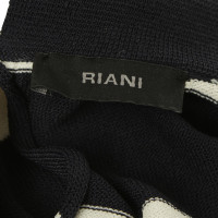 Riani Pullover in Dunkelblau/Weiß