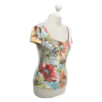 Roberto Cavalli T-shirt à motif floral