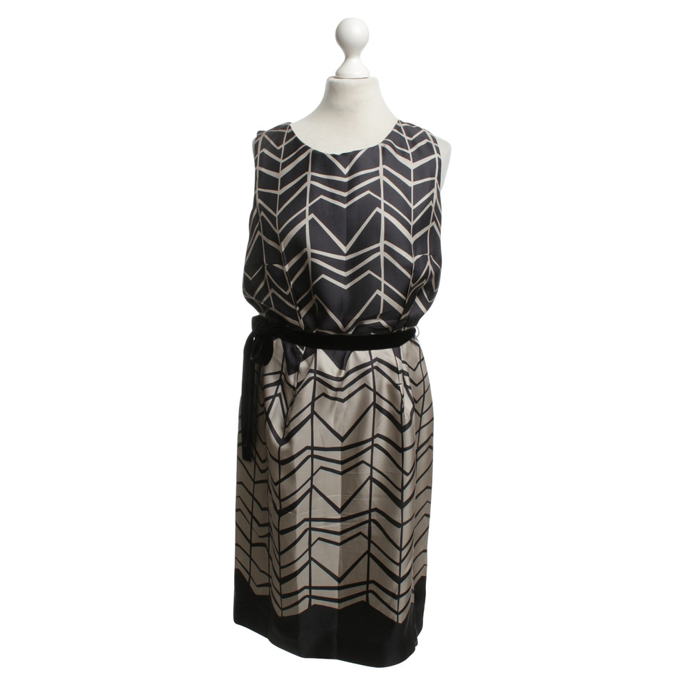 Paule Ka Silk dress with pattern