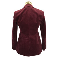 Theory Blazer in Cotone in Bordeaux