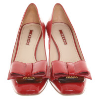 Prada Patent leather pumps in red