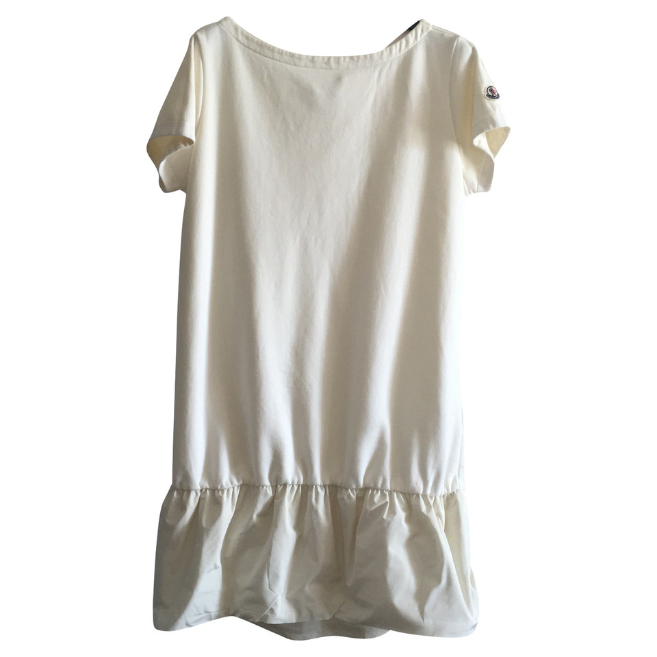 Moncler Dress Cotton in Nude