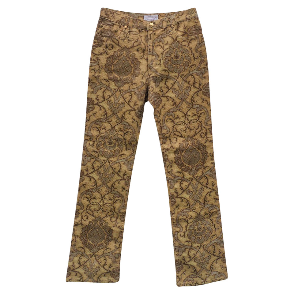 Roberto Cavalli Jeans Baroque Ocra and Gold