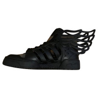 Adidas Originals By Jeremy Scott Sneakers aus Leder in Schwarz
