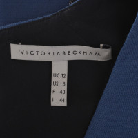 Victoria Beckham Robe bleu avec ceinture