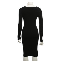 Stefanel Gebreide jurk in zwart